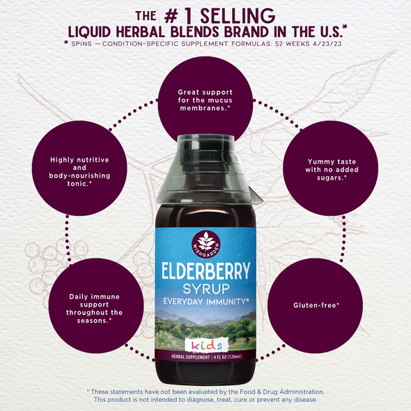 Elderberry Syrup Everyday Immunity for Kids Benefits