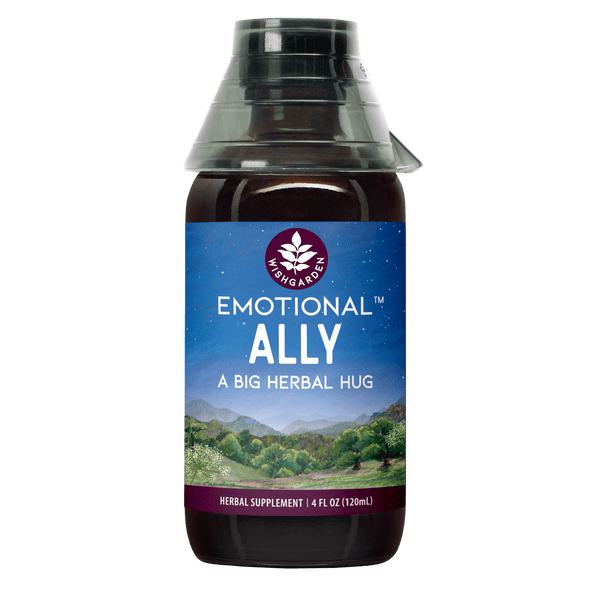Emotional Ally: A Big Herbal Hug 4oz Jigger Bottle